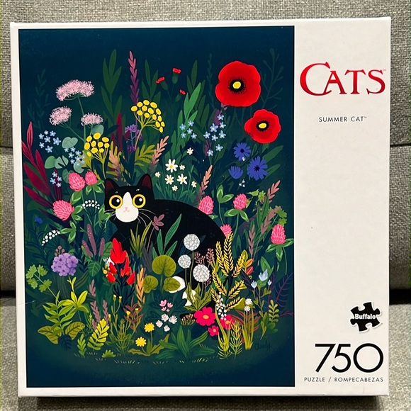 buffalo games Other - 🔴3/$25🔴Buffalo Games Cats Summer Cat Jigsaw Puzzle 750 Piece  NIB.